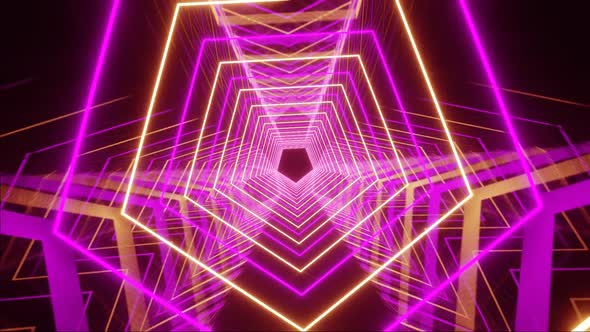 Stylish Abstract Animation. Insane Trippy Psychedelic VJ Loop