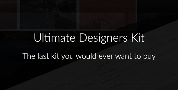 Ultimate Designers CSS Kit