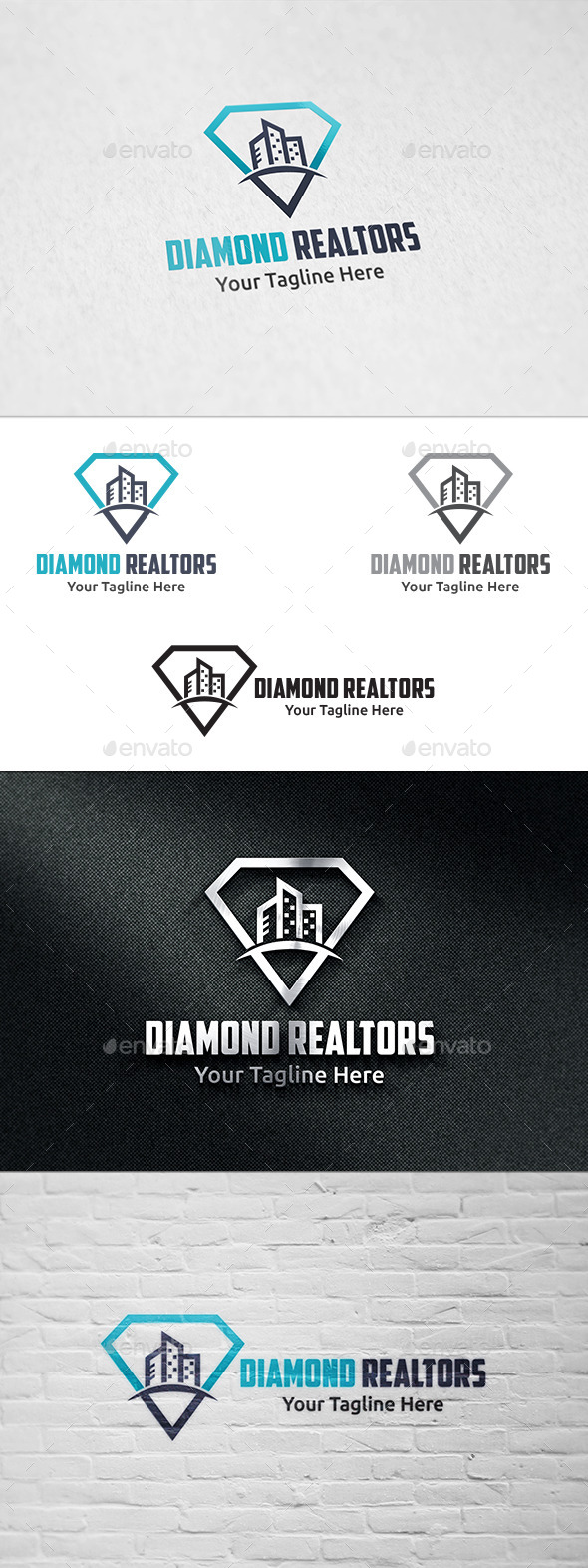 Diamond Realtors - Logo Template