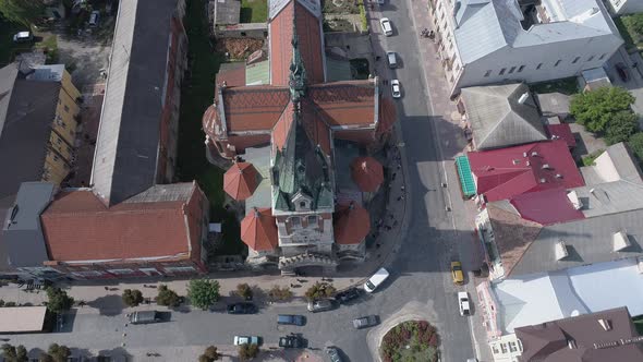 St. Stanislaus Church seen from above