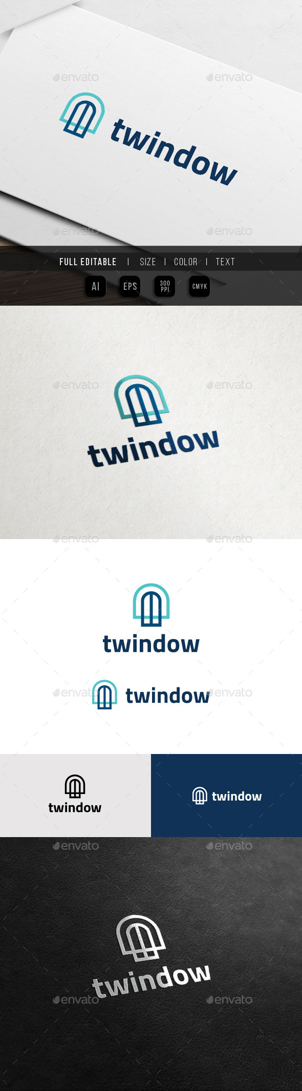 Twin Window - House Service Logo