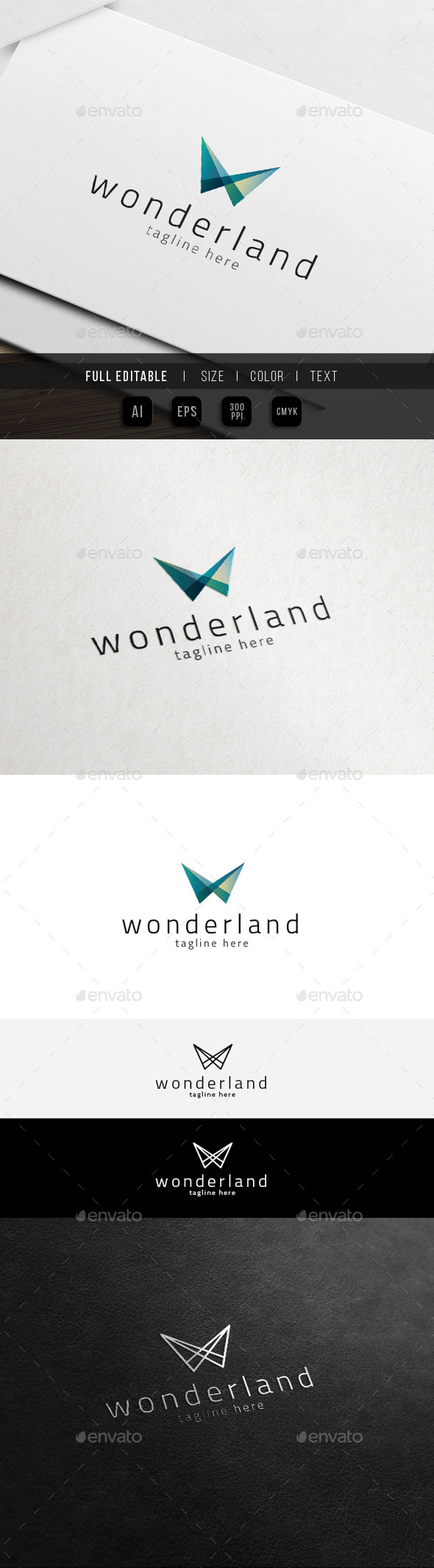 Wonderland Studio - Business Marketing Logo