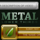 Metal Lower Thirds - VideoHive Item for Sale