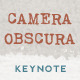 Camera Obscura Keynote Presentation Template - GraphicRiver Item for Sale