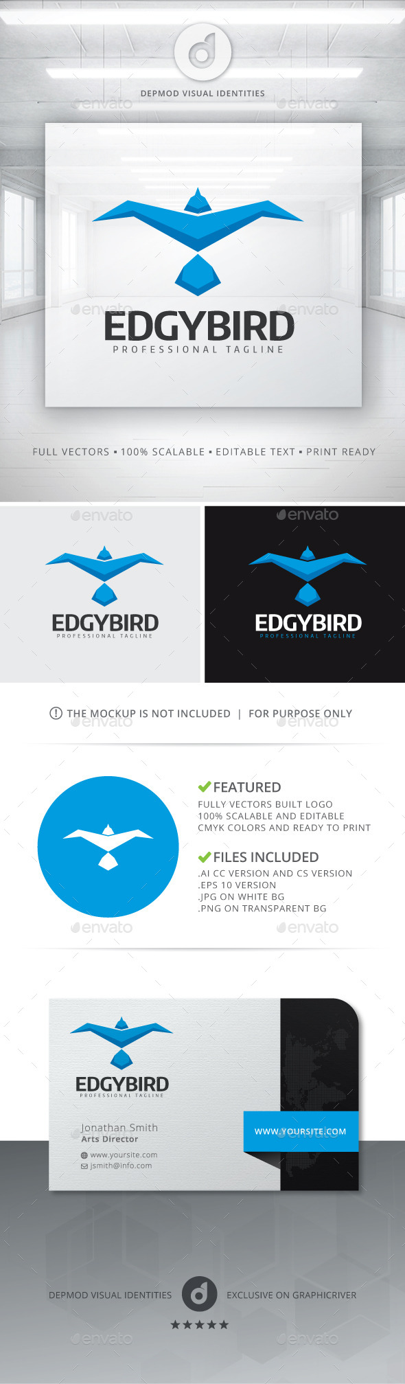 Edgy Bird Logo