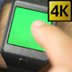 Smartwatch Green Screen Gestures Finger - VideoHive Item for Sale