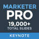 Marketer Pro Keynote Template - GraphicRiver Item for Sale