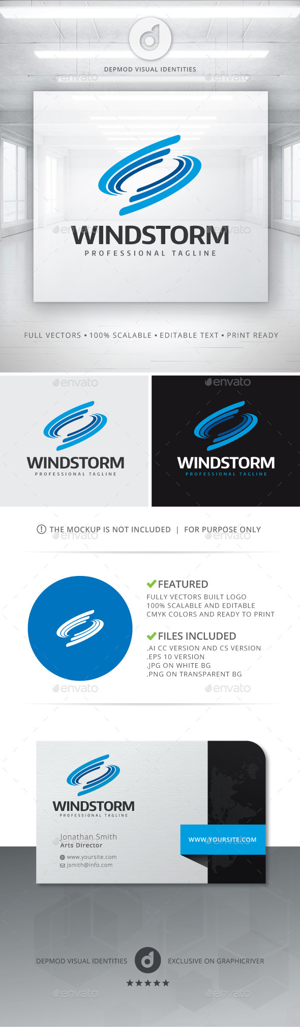 Wind Storm Logo