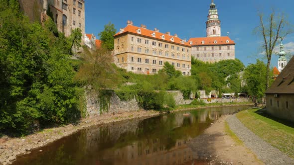 Cesky Krumlov in Czech Republic, Czechia