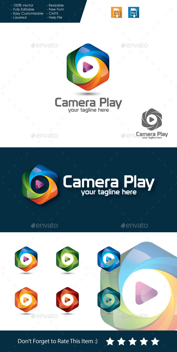 Camera Play Logo