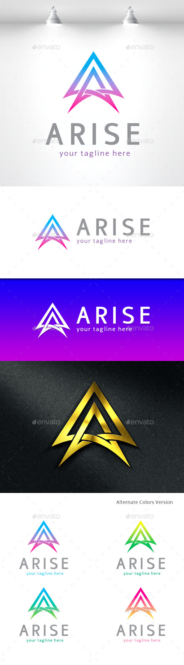 Arise - Letter A Logo