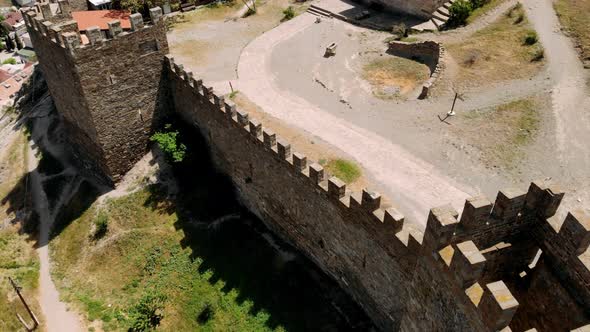 Ruins of a Medieval Castle By the Sea