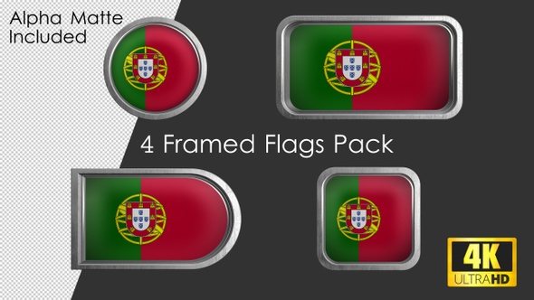 Portugal Framed Flag Pack