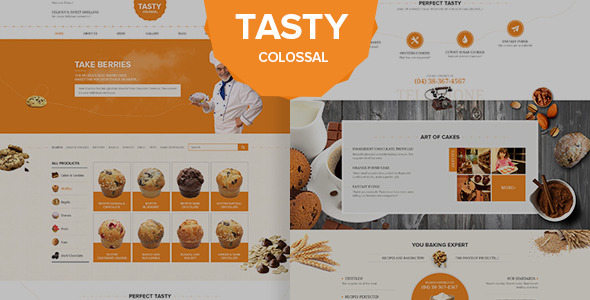 Tasty Psd Template