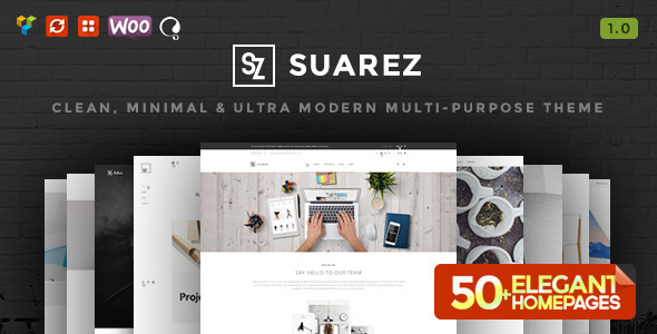 Suarez – Clean, Minimal & Modern Multi-Purpose WordPress Theme