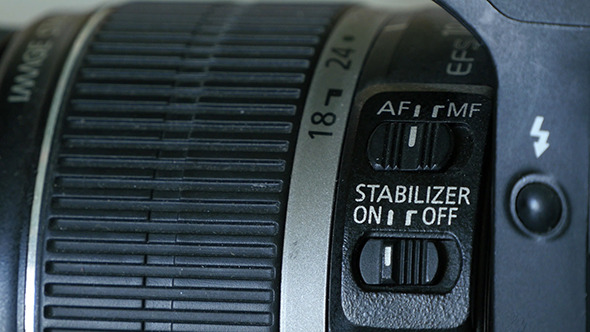 Stabilizer Button On Lens
