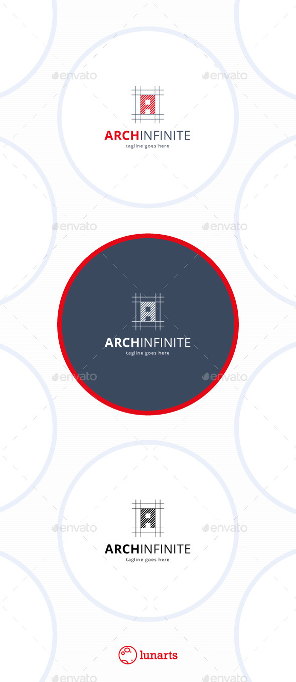 Arch Infinite Logo • Letter A