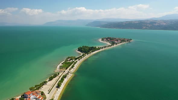 Semi Island of the Big Lake Alanya Turkey