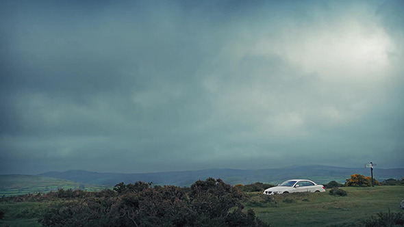 Cars In The Cloudy Highlands