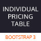Individual Pricing Table (Bootstrap 3) - CodeCanyon Item for Sale