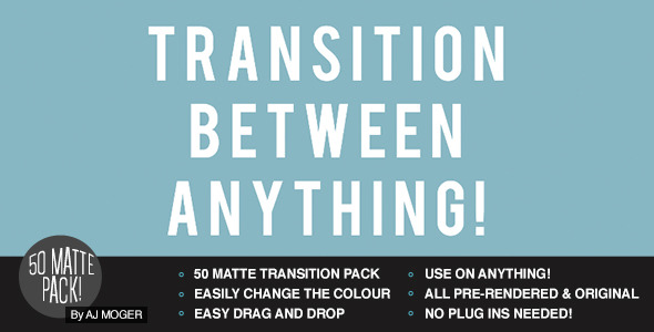 50 Alpha Matte Transitions Pack