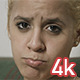 Beautiful Girl Frowning - VideoHive Item for Sale