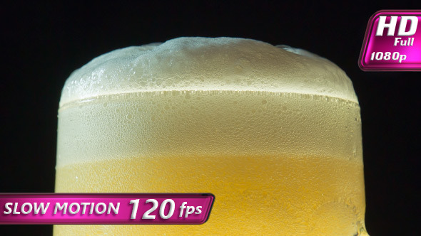 Froth on a Mug of Beer