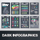 Dark Infographic Brochure Vector Elements Kit 4 - GraphicRiver Item for Sale