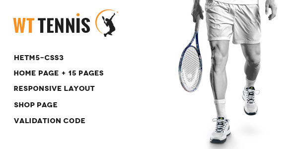 WT Tennis –  HTML Sports Template