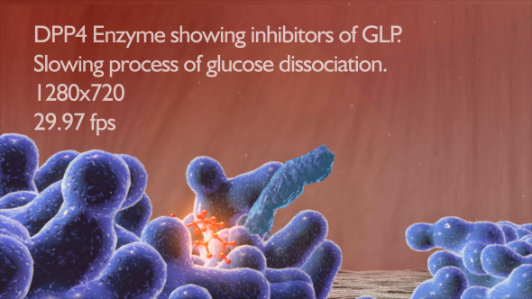 DPP4 Enzyme Showing Inhibitors of GLP