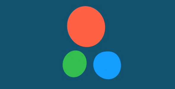 Three Circles Cartoon Logo Reveal