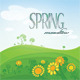Vector spring landscape with copyspace - GraphicRiver Item for Sale