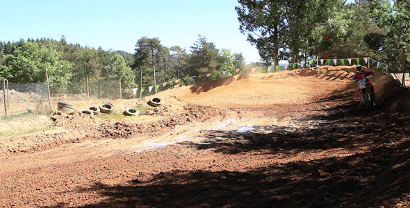 Motocross Riding Curve