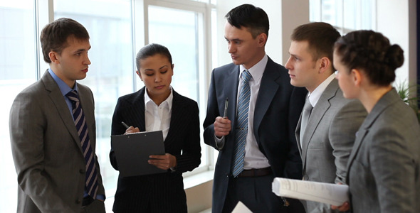 Business team at meeting