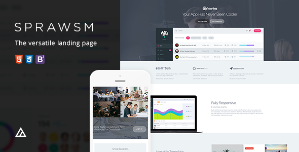 Superawesome - Retina Bootstrap 3 App Landing Page