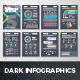Dark Infographic Brochure Vector Elements Kit 5 - GraphicRiver Item for Sale