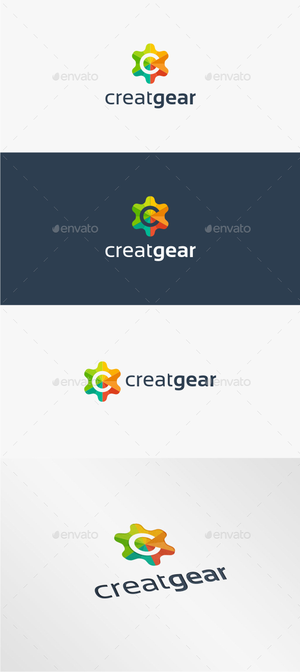 Creat Gear - Logo Template