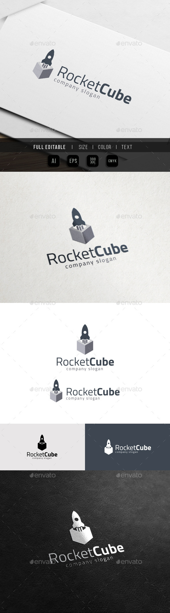 Rocket Box - Launch Startup - Up Logo