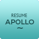 Apollo Medical Resume and Cover Letter - GraphicRiver Item for Sale