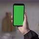 Smartphone with Green Screen Display Mobile Phone - VideoHive Item for Sale