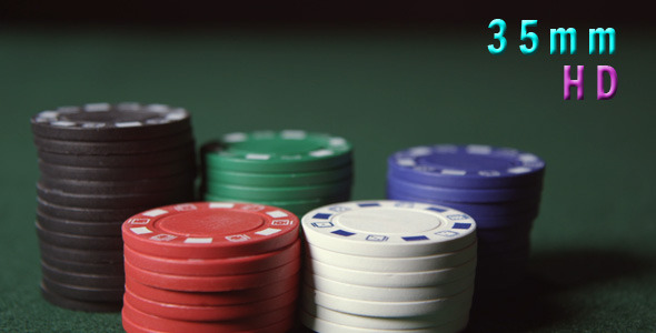 Pushing Poker Chips Toward Camera 42 alt