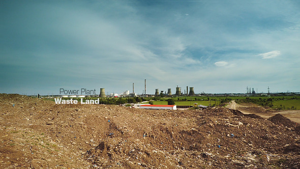 Waste Land by Power Plant