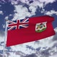 Bermuda Flag With Sky 4k - VideoHive Item for Sale