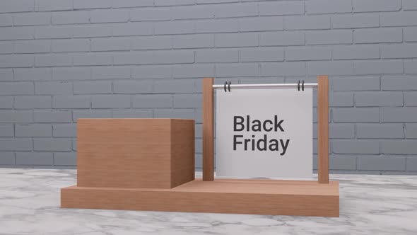 Black friday on calendar alt