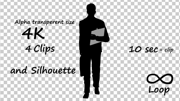 Businessman With Board