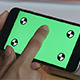 Girl Using Smartphone with Green Screen - VideoHive Item for Sale