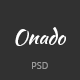 Onado - One Page PSD Template - ThemeForest Item for Sale