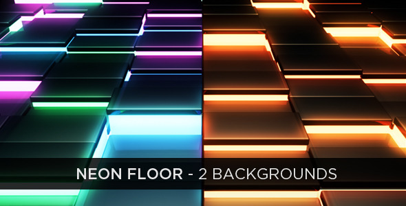Neon Floor Background