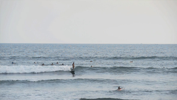 Surfers in the Line-Up