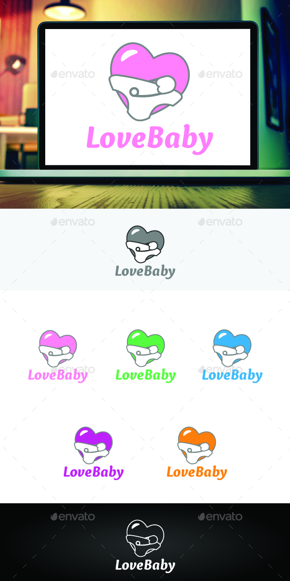 Love Baby Logo Template
